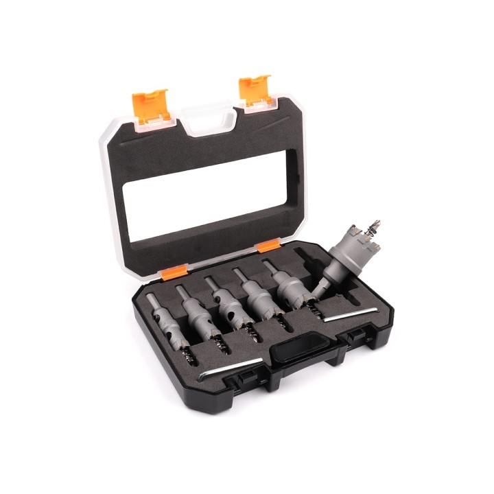 Carbide hole saw set